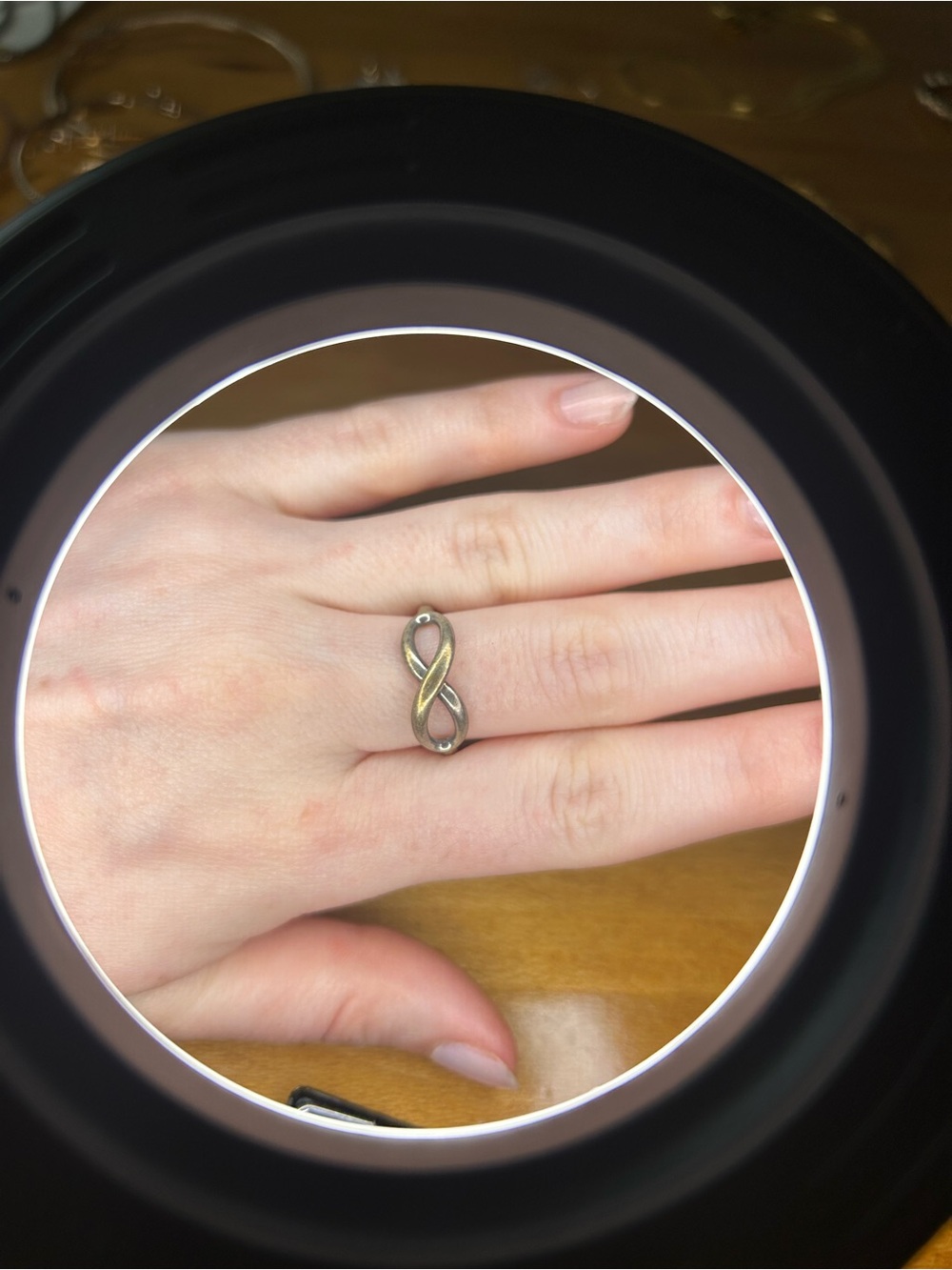 Infinity Twist silver Tiffany ring
